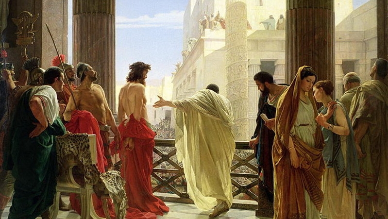 "Ecce homo" by Antonio Ciseri, 1871